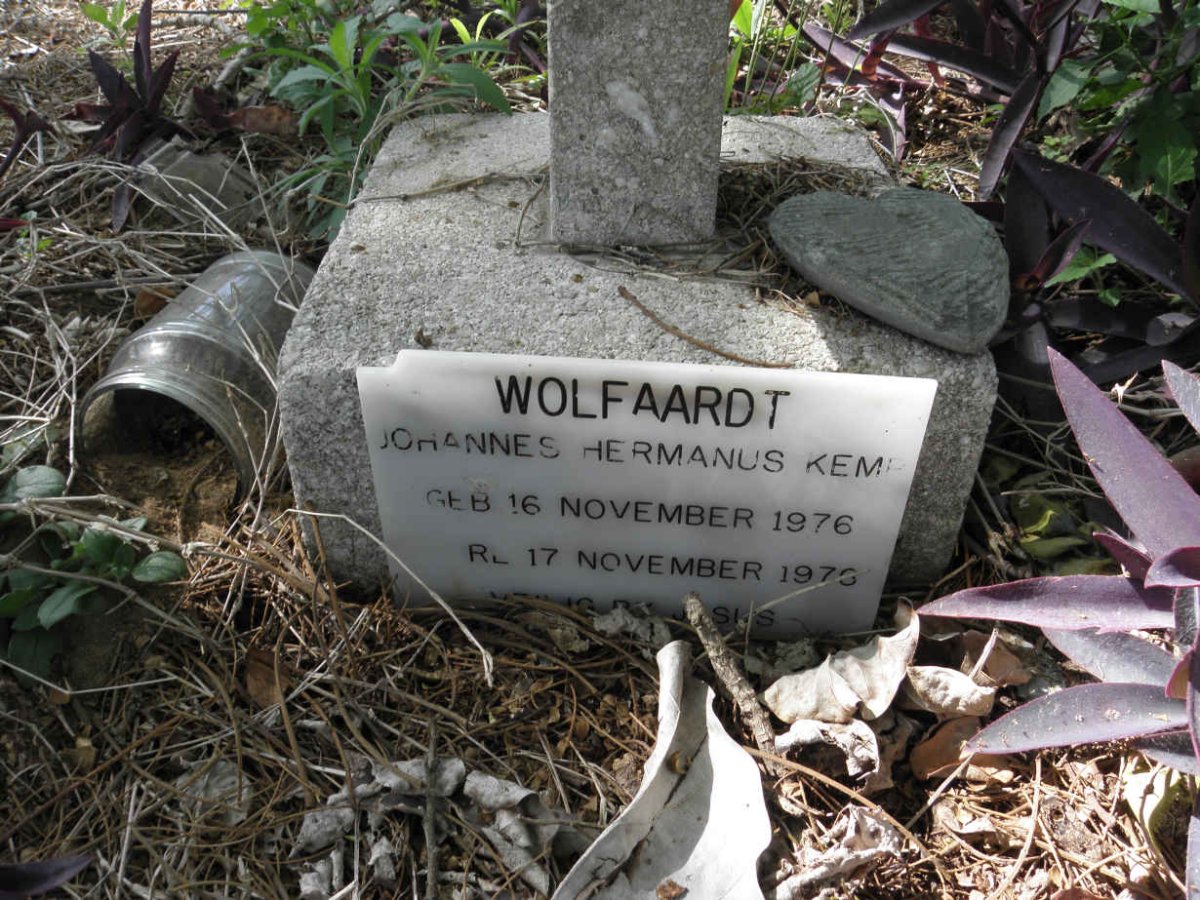 WOLFAARDT Johannes Hermanus Kemp 1976-1976