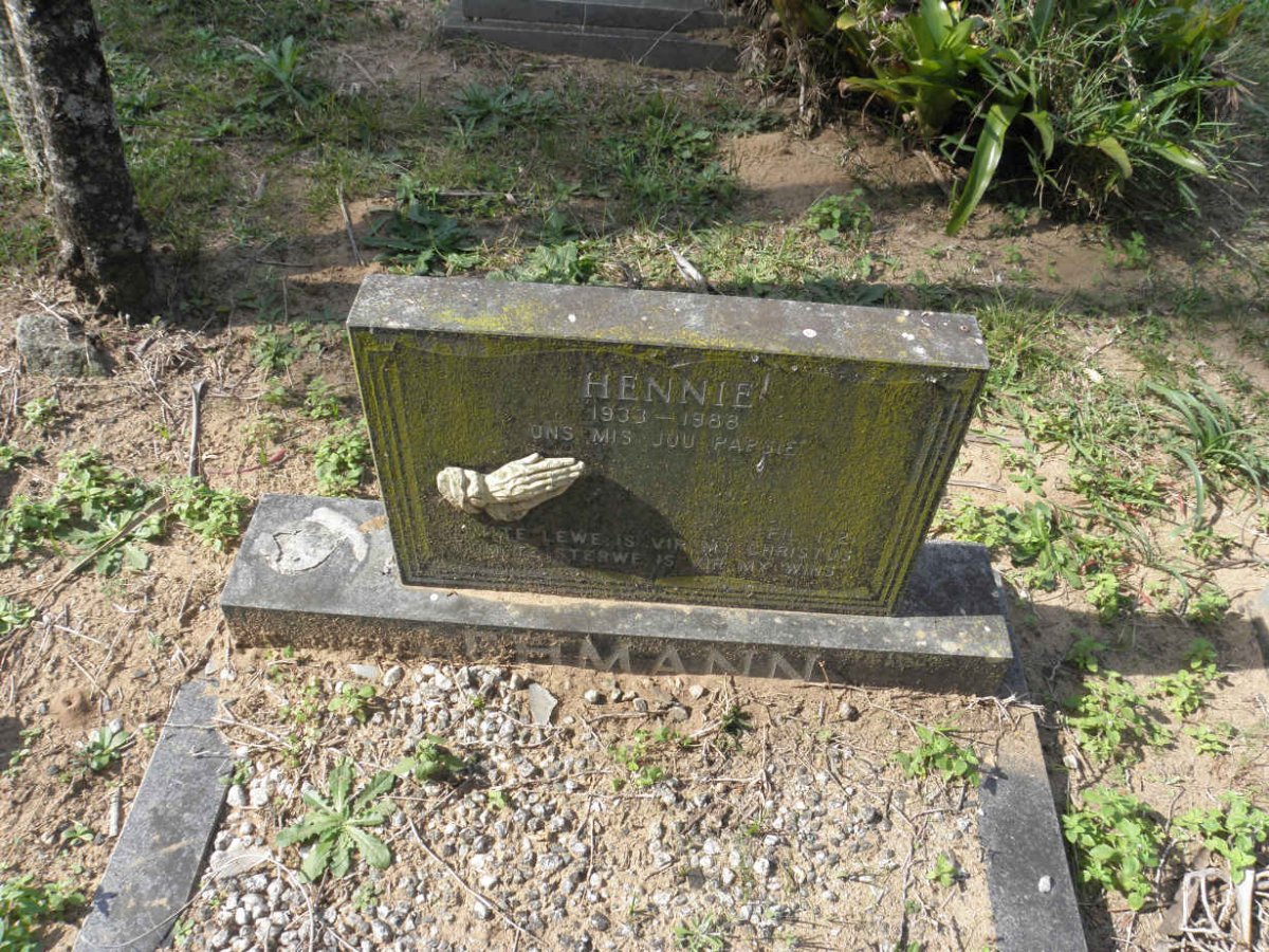 ?MANN Hennie 1933-1988