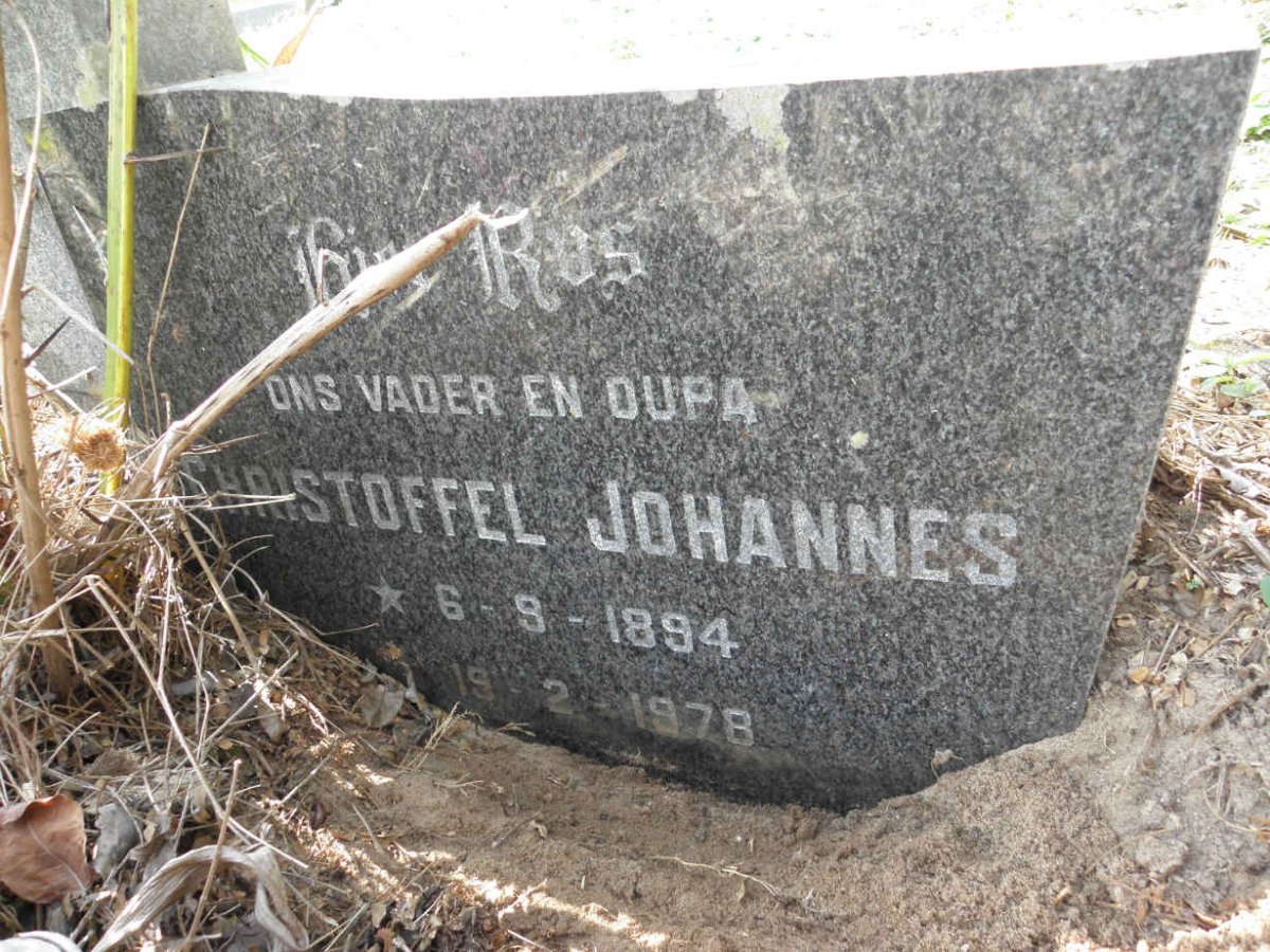 ? Christoffel Johannes 1894-1978