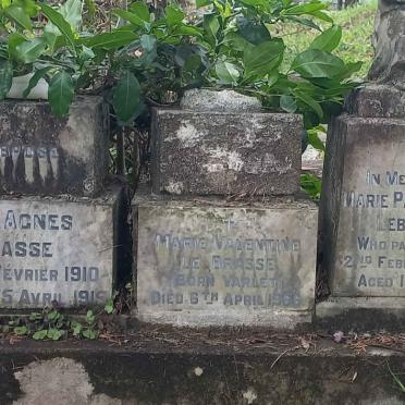 LEBRASSE Marie Agnes 1910-1915 :: LBRASSE Marie Valentine -1966 :: LEBRASSE Marie Paquerette -1923