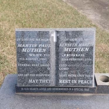 MUTHEN Martin Paul -1992 :: MUTHEN Kenneth Martin -2001