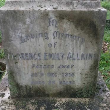 ALLKINS Florence Emily -1916