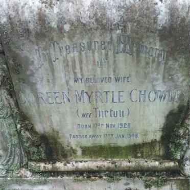 CHOWIES Doreen Myrtle nee TURTON 1920-1948