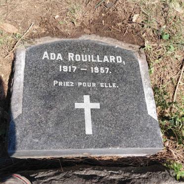 ROUILLARD Ada 1917-1957