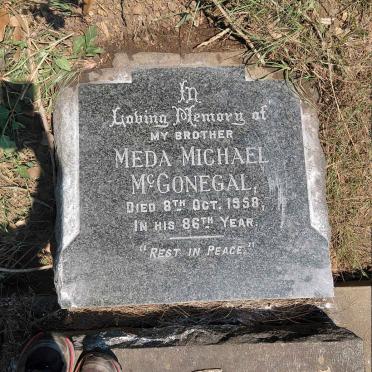 MCGONEGAL Meda Michael -1958