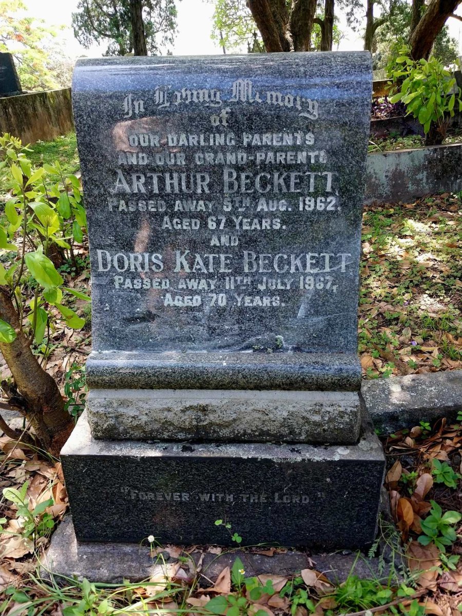 BECKETT Arthur -1962 & Doris Kate -1967