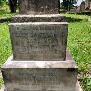 GARLAND Frederick Stranack 1860-1918 & Edith Robinson 1866-1955 _2