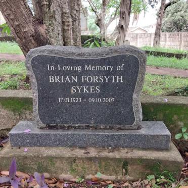 SYKES Brian Forsyth 1923-2007