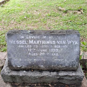WYK Wessel Marthinus, van -1939
