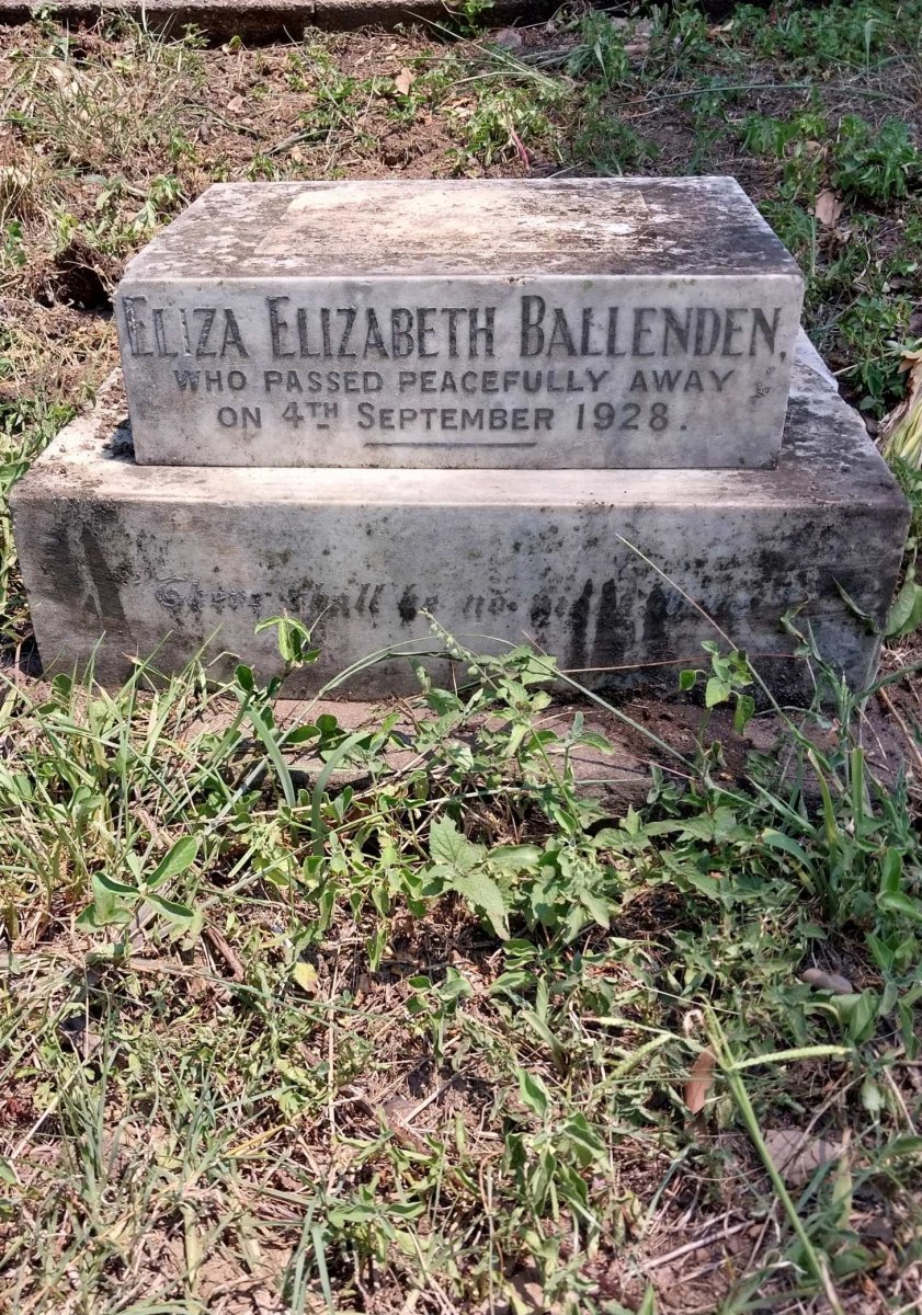 BALLENDEN Eliza Elizabeth -1928