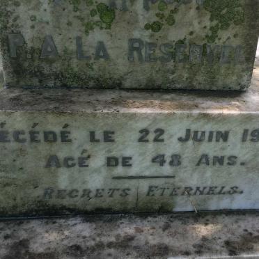 RESERVEE P.A., la -1920