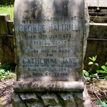 HATTRILL George -1926 & Catherine Jane -1943