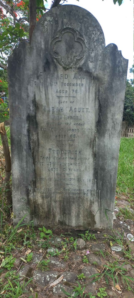ACUTT Richard -1883 & Sarah RIDGE -1882 :: ACUTT Frederick -1860