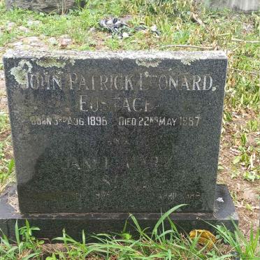 EUSTACE John Patrick Leonard 1896-1987 & Janet Mary 1905-1989