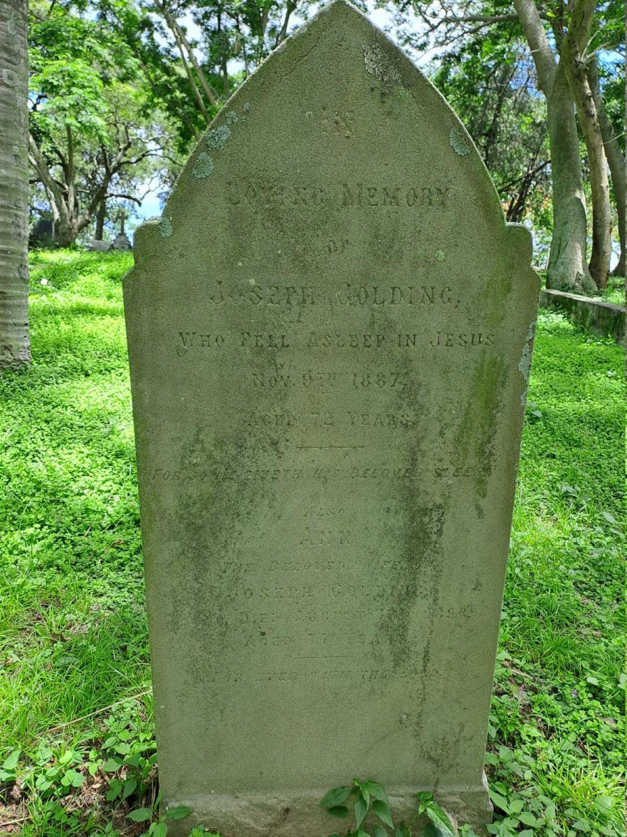 GOLDING Joseph -1887 & Ann -1896