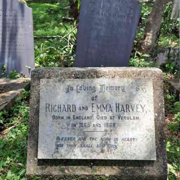 HARVEY Richard -1865 & Emma -1868