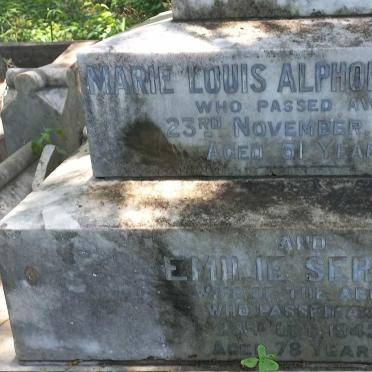 SERIES Marie Louis Alphonse -1926 & Emilie -1943