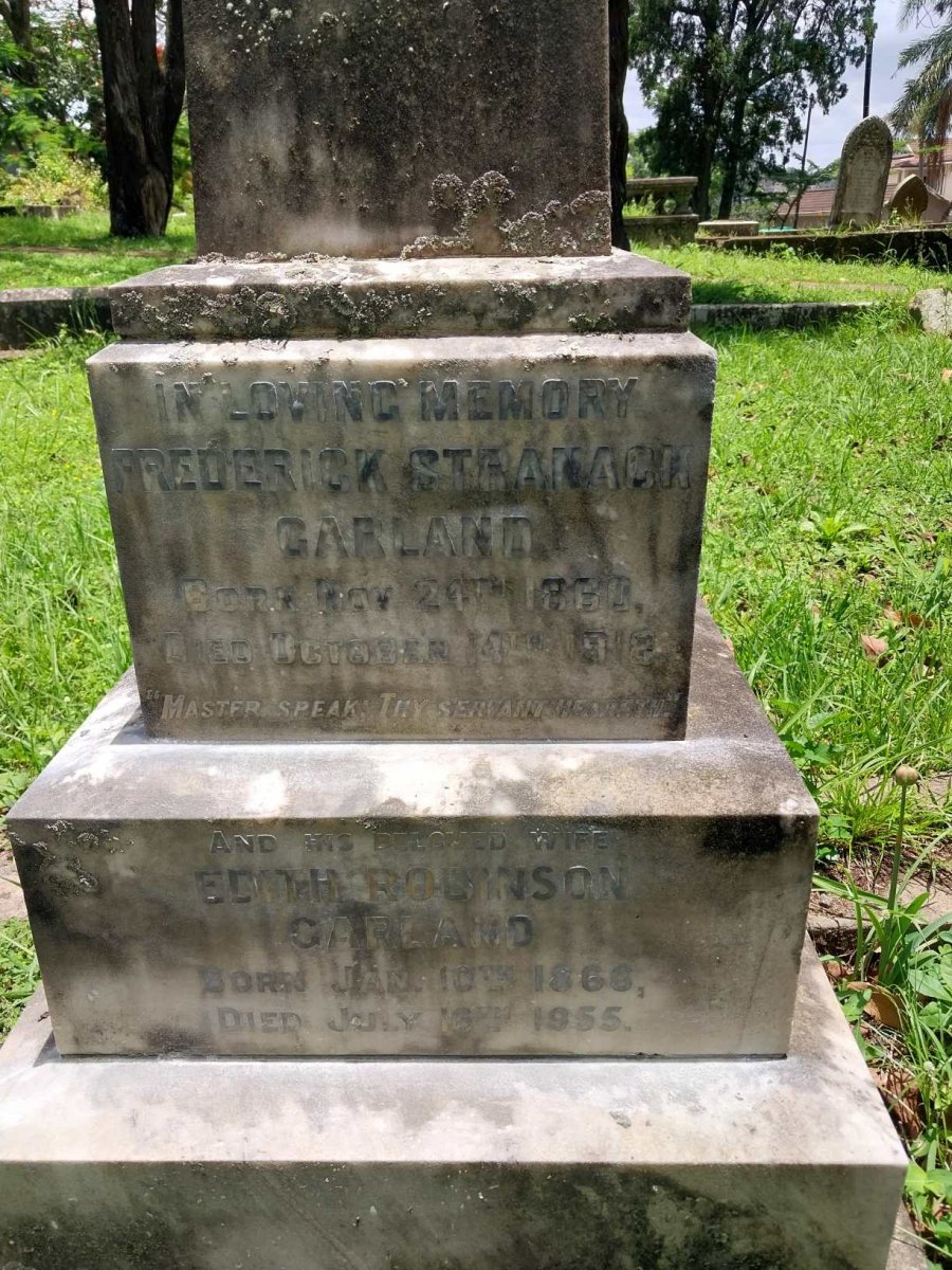 GARLAND Frederick Stranack 1860-1918 & Edith Robinson 1866-1955 _2