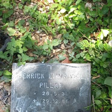 PILLAY Derrick Emmanuel 1938-1985