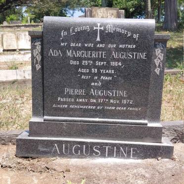 AUGUSTINE Pierre -1972 & Ada Marguerite -1964