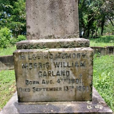 GARLAND Morris William 1901-1960
