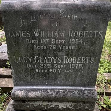 ROBERTS James William -1954 & Lucy Gladys -1979