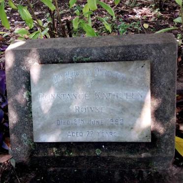 ROWSE Constance Kathleen -1952
