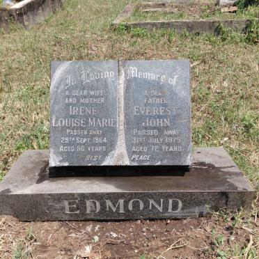 EDMOND Everest John -1975 & Irene Louise Marie -1964