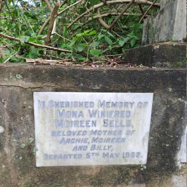 SELLS Mona Winifred Moireen -1962