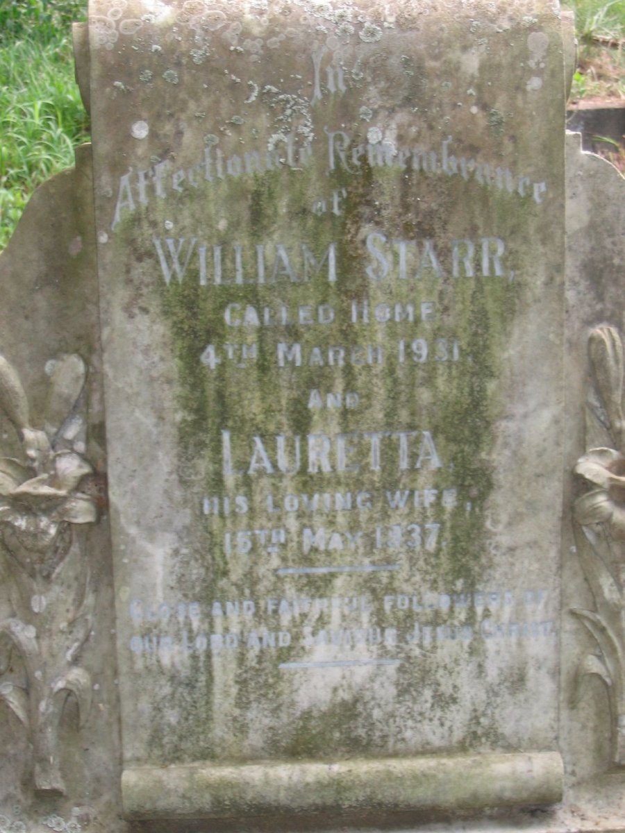 STARR William -1931 &amp; Lauretta -1937