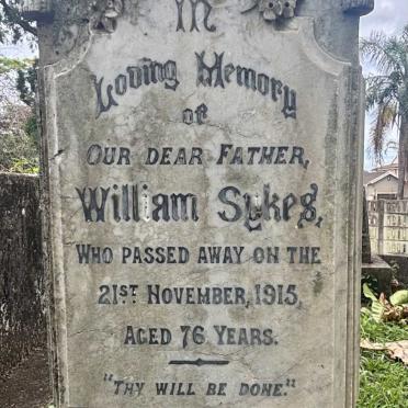 SYKES William -1915