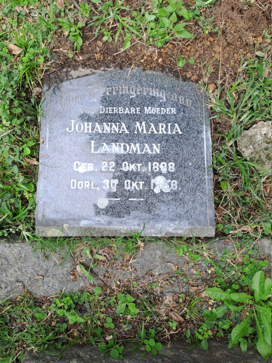 LANDMAN Johanna Maria 1888-1958