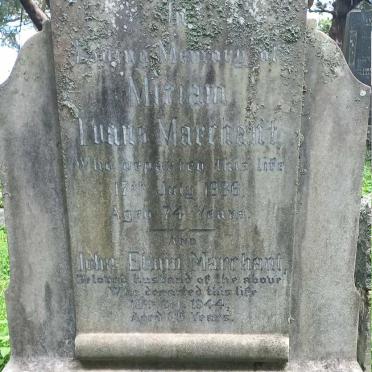 MARCHANT John E. -1944 & Miriam Luans -1936