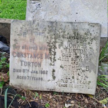 TURTON John B. -1976 & Constance -1962 :: TURTON Arthur B. -1979