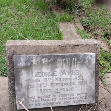 WEBB George 1853-1942