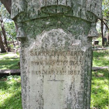 BERRY Sarah Jane 1847-1867