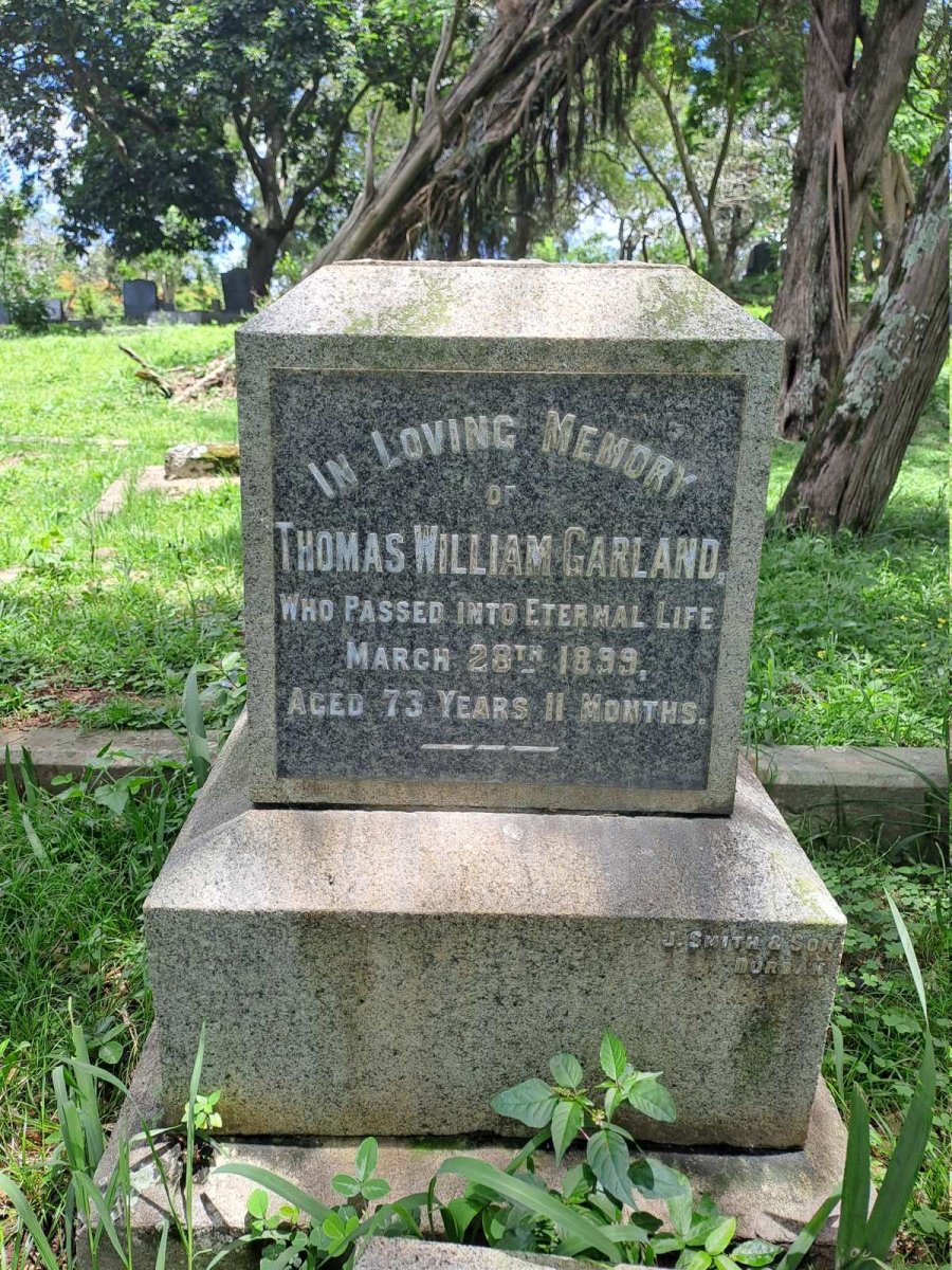 GARLAND Thomas William -1899