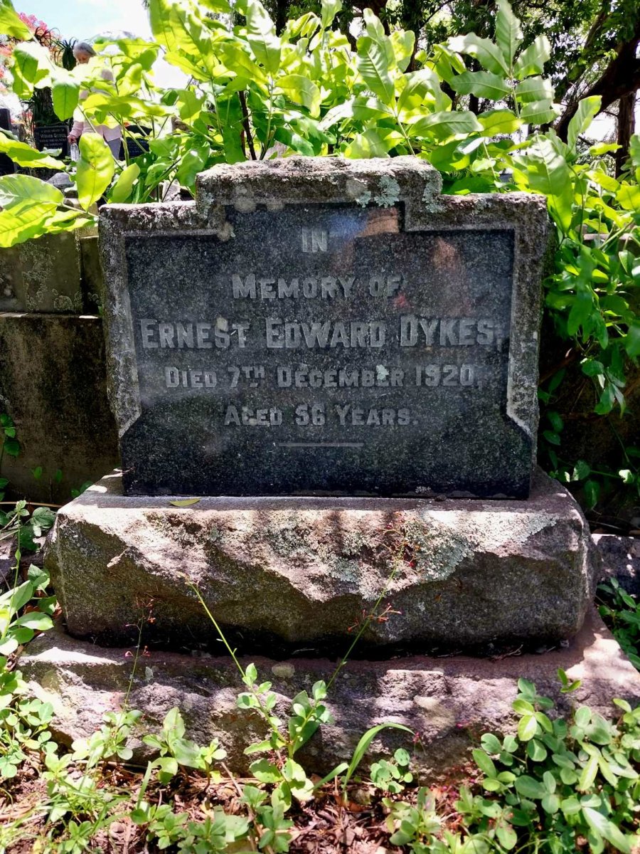 DYKES Ernest Edward -1920