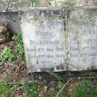DICKINSON David 1903-1985 & Jean 1910-1964