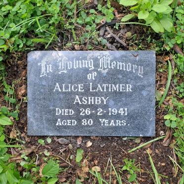 ASHBY Alice Latimer -1941