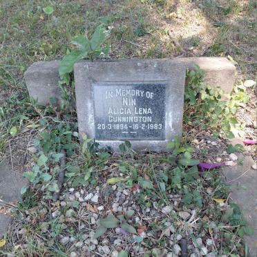 CUNNINGTON Alica Lena 1894-1983