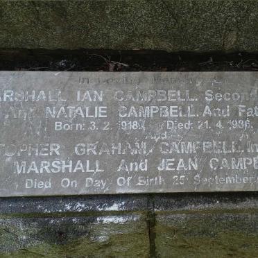 CAMPBELL Marshall Ian 1918-1936 :: CAMPBELL Christopher Graham -1941