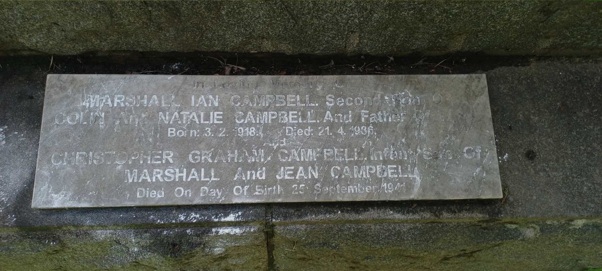 CAMPBELL Marshall Ian 1918-1936 :: CAMPBELL Christopher Graham -1941