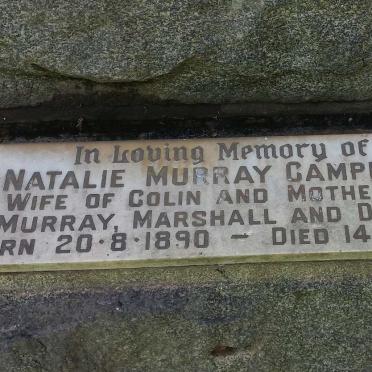 CAMPBELL Natalie Murray 1890-1975