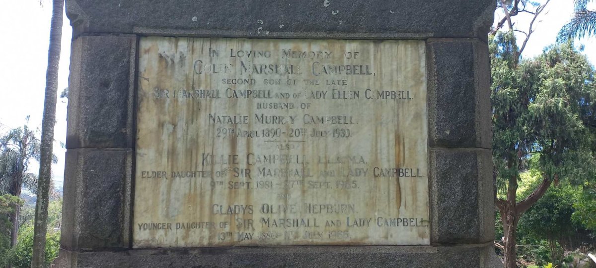 CAMPBELL Colin Marshall 1890-1930 :: CAMPBELL Killie 1881-1965 :: HEPBURN Gladys Olive 1886-1966