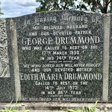 DRUMMOND George -1950 & Edith Maria -1973