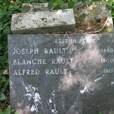 RAULT Joseph 1890-1974 :: RAULT Blanche 1900-1995 :: RAULT Alfred 1919-1989