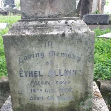 ALLKINS Ethel -1929