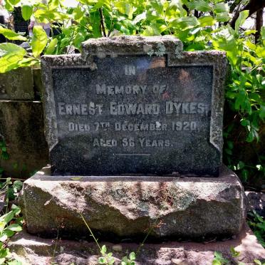 DYKES Ernest Edward -1920