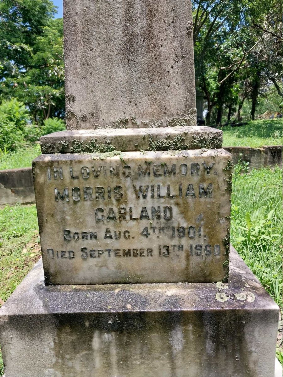 GARLAND Morris William 1901-1960